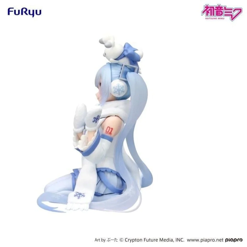 FuRyu Hatsune Miku Snow Miku 2024 Figure New Winter Noodle Stopper US Seller